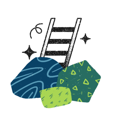 A motif of a mobile device and an envelope representing an email
